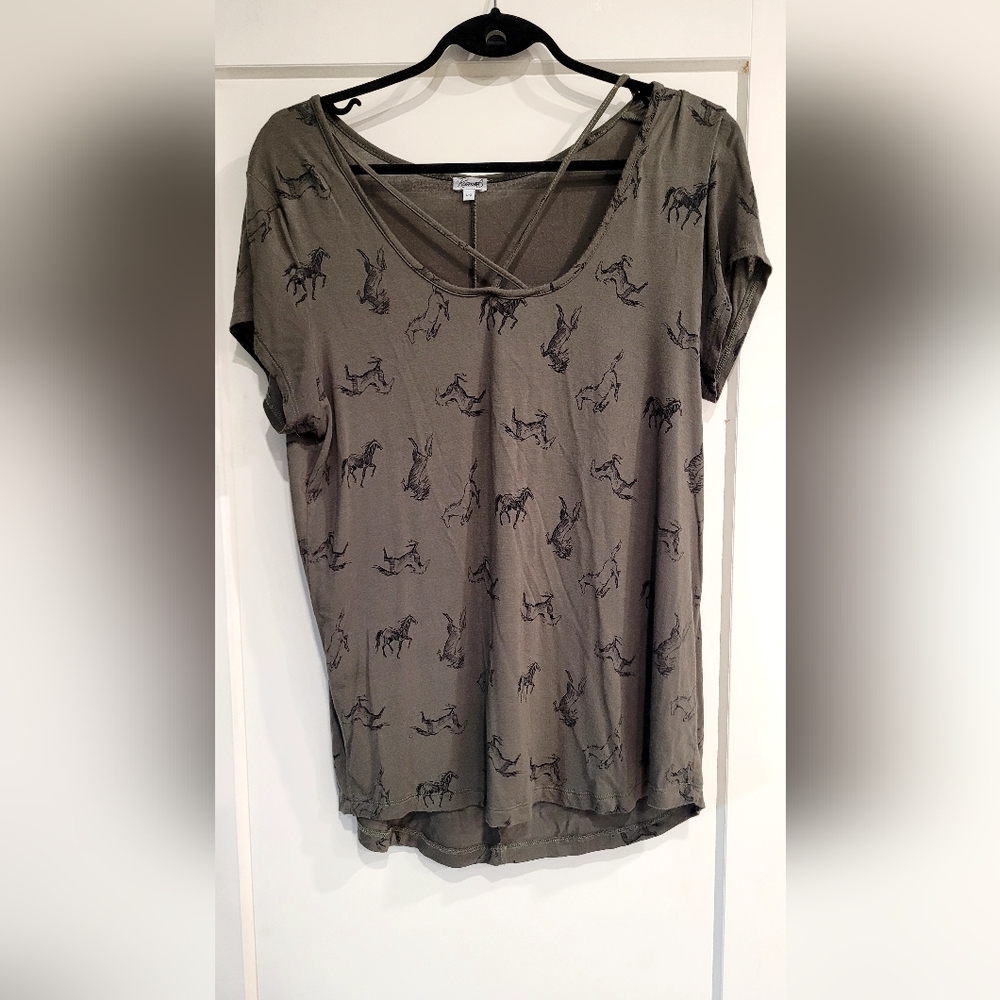 Kismet T-Shirt with Horse Print